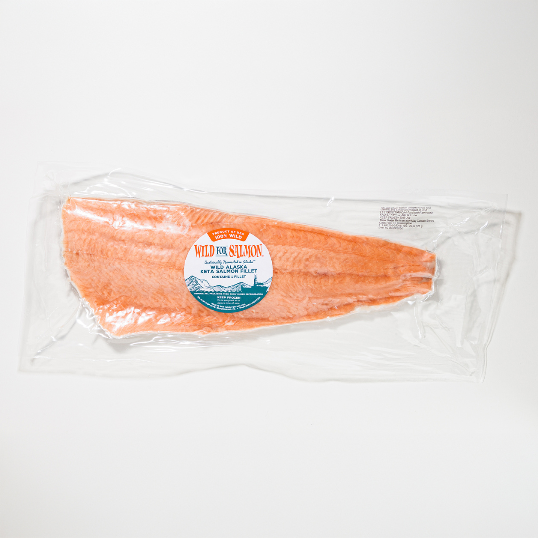 Alaskan Keta Salmon Whole Fillets