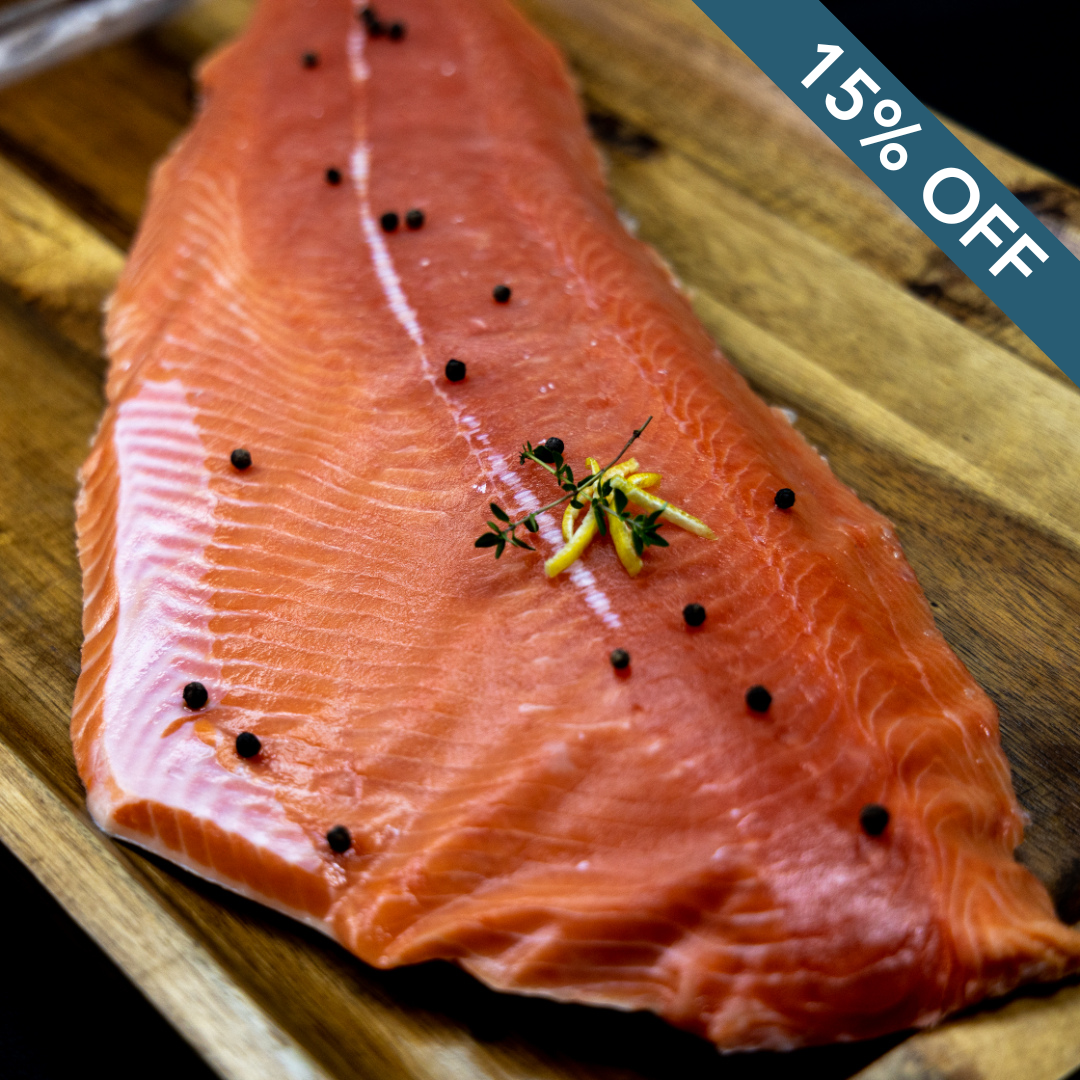 Alaskan King Salmon Fillet (Bone-In)