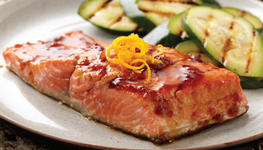 Molasses Marmalade Glazed Salmon Wild For Salmon