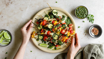 Grilled Scallop Skewers with Chimichurri