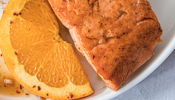 Honey Orange Glazed Salmon