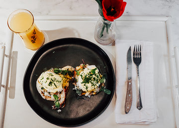 Mother's Day Crab Benedict with Dungeness Crab