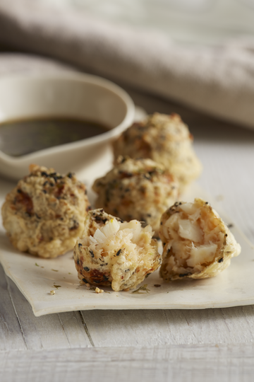 Tempura Cod Bites with a Soy & Mirin Sauce