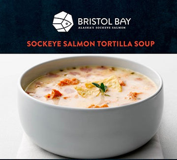 Sockeye Salmon Tortilla Soup
