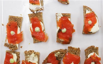 Gravlax w/ Sprouted Toast