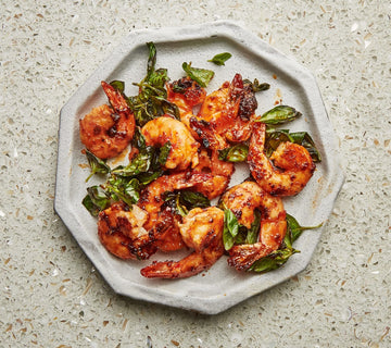 Shrimp and Basil Stir Fry