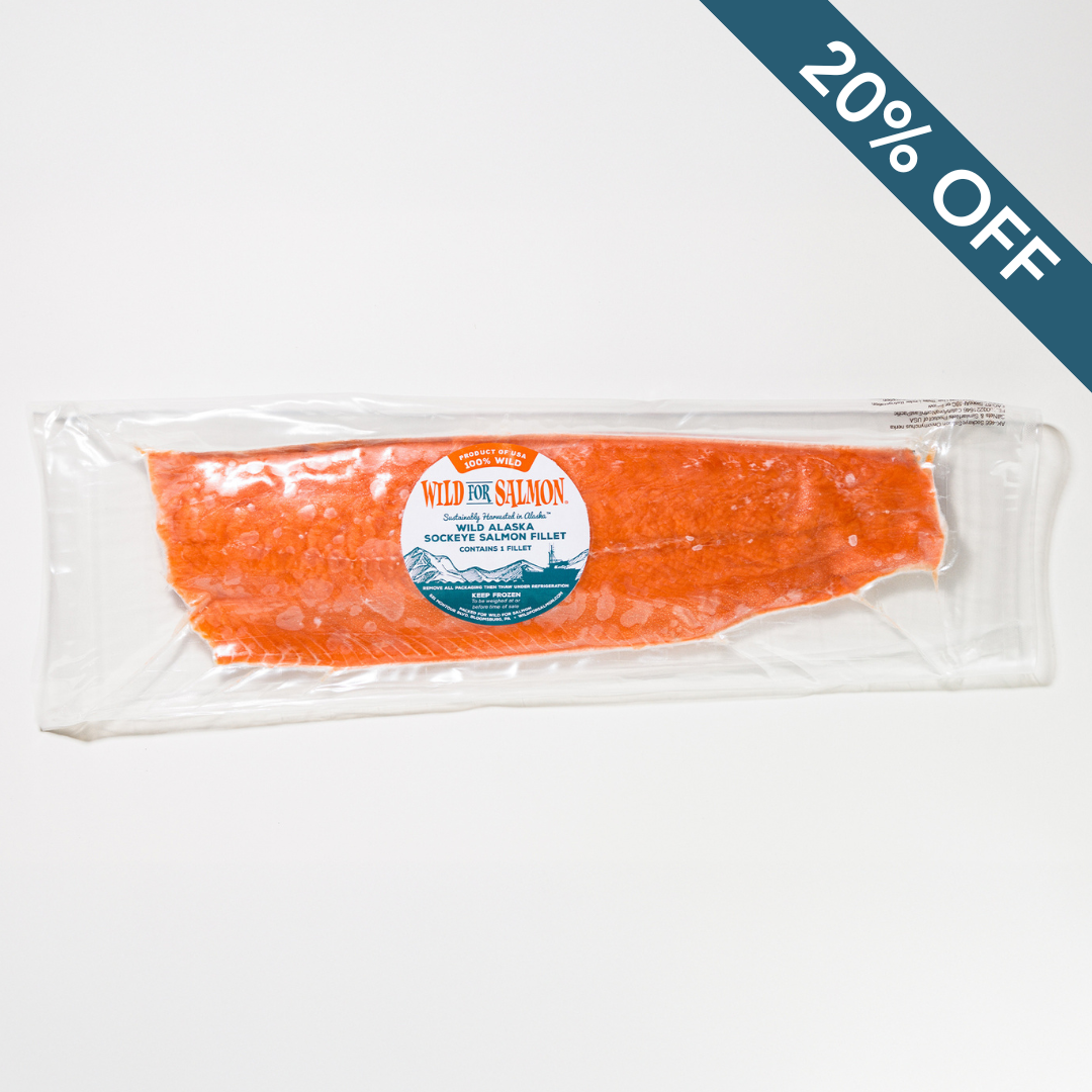 Alaskan Sockeye Salmon Whole Fillets