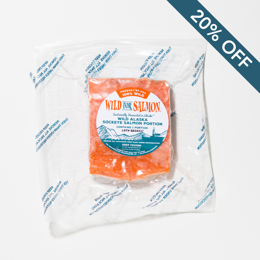 Alaskan Sockeye Salmon Portions (5-7oz.)