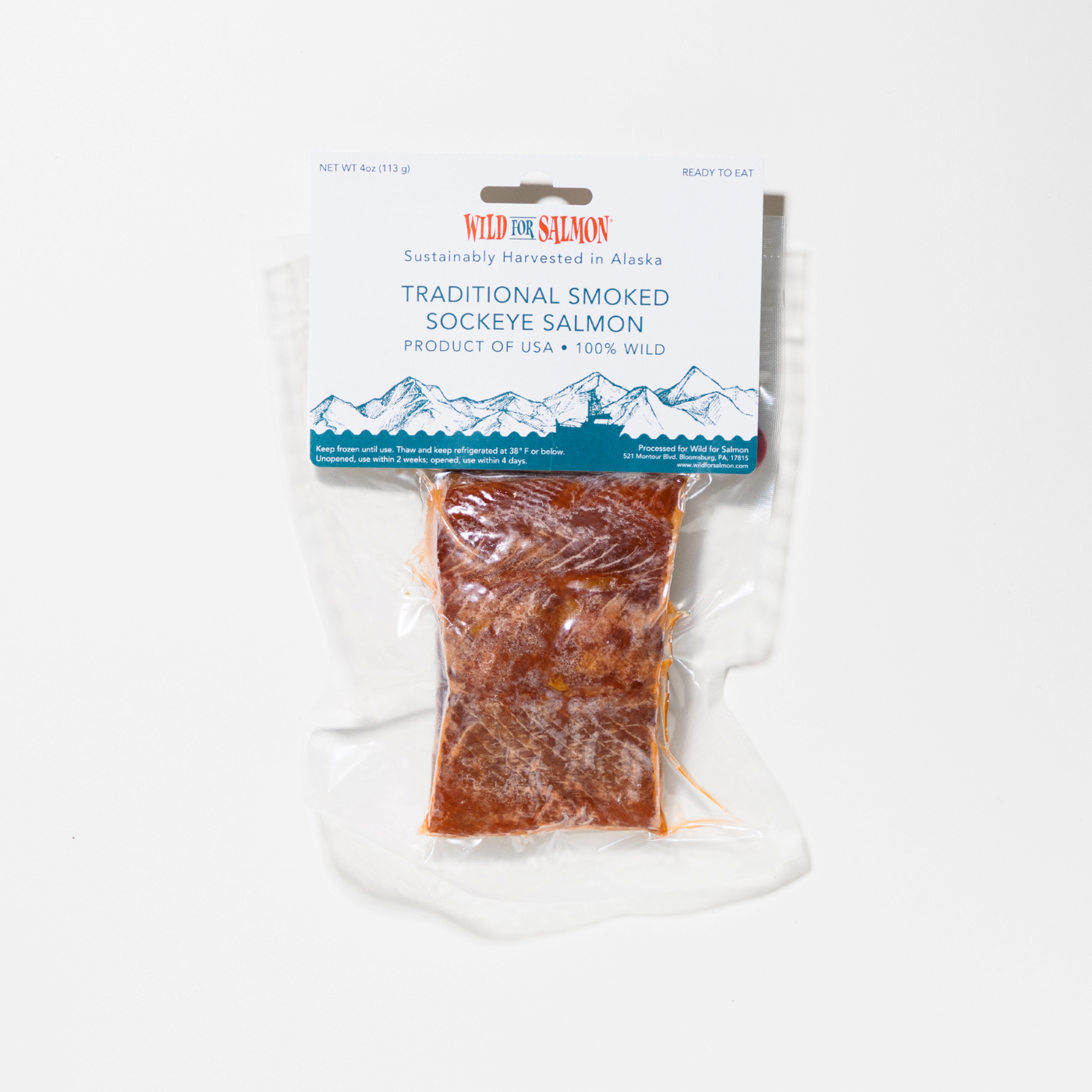 1lb Traditional Smoked Sockeye Salmon