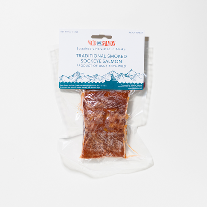 1lb Traditional Smoked Sockeye Salmon
