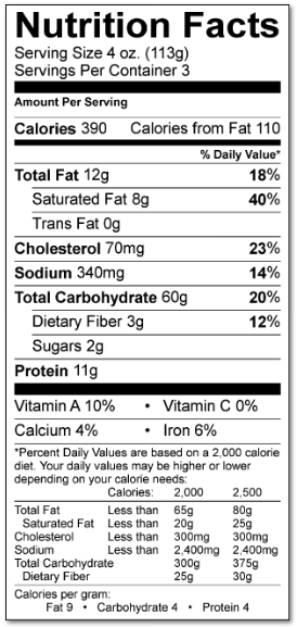 Captain's Blend Ravioli Nutrition Facts - Wild For Salmon